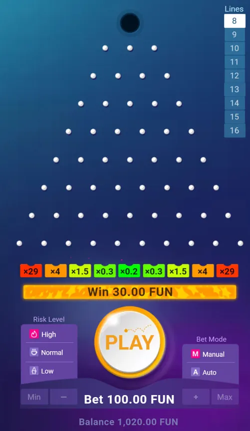 Understanding What You Can and Cannot Control in Plinko